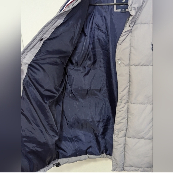 Varsity Bomber Puffer Winter Jacket Men's Size Medium U.S. Polo Assn. - Picture 6 of 13